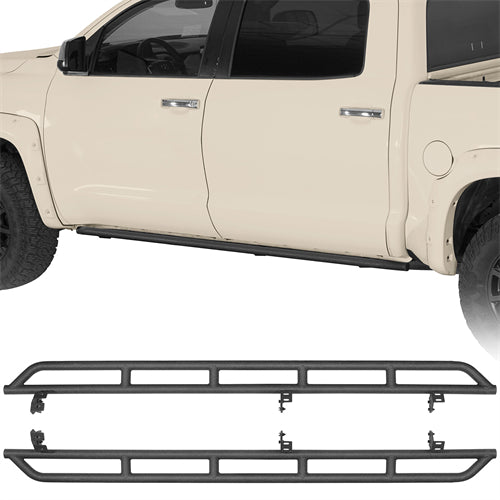 Tube Slider Rocker Guards For 2007-2021 Toyota Tundra CrewMax - Ultralisk4x4