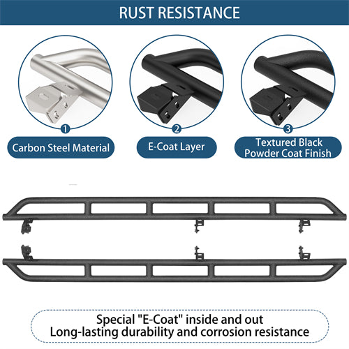 Tube Slider Rocker Guards For 2007-2021 Toyota Tundra CrewMax - Ultralisk4x4