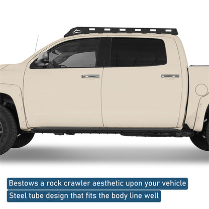 Tube Slider Rocker Guards For 2007-2021 Toyota Tundra CrewMax - Ultralisk4x4