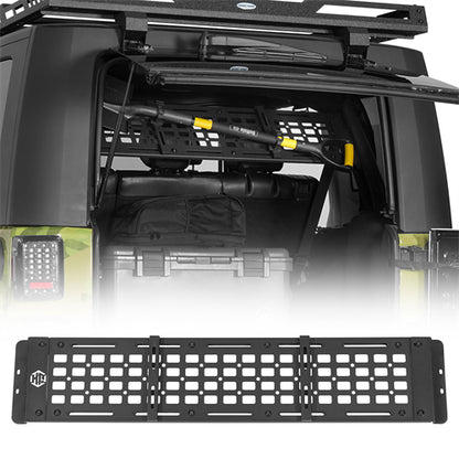 Trunk MOLLE Panel Utility Rack For 2007-2018 Jeep Wrangler JK 4-Door Hardtop - Ultralisk4x4
