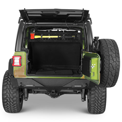 Trunk MOLLE Panel Utility Rack For 2018-2026 Jeep Wrangler JL 4-Door Hardtop - Ultralisk4x4