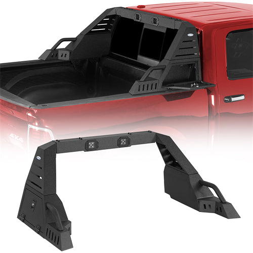 Adjustable Roll Bar w/ LED Spotlights For Ford F-150 | Chevy Silverado 1500 | GMC Sierra 1500 | Ram 1500 | Toyota Tundra - Ultralisk4x4