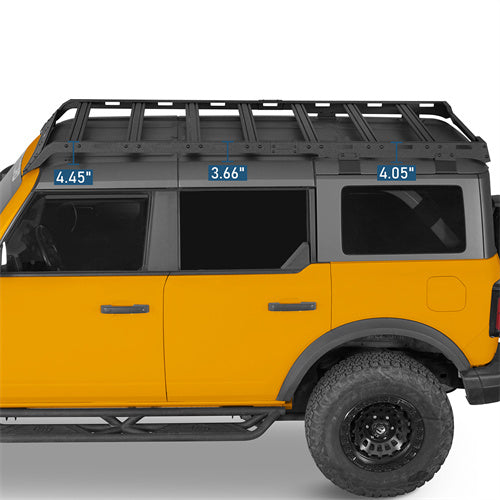 Roof Rack For 2021-2025 Ford Bronco 4-Door Hardtop - Ultralisk4x4-u8906-10