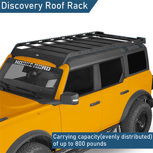 Roof Rack For 2021-2025 Ford Bronco 4-Door Hardtop - Ultralisk4x4-u8906-4