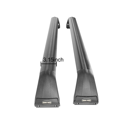 Aluminum Alloy Black Roof Rack For 2007-2025 Jeep Wrangler JK JL 4-door & Gladiator JT - Ultralisk4x4