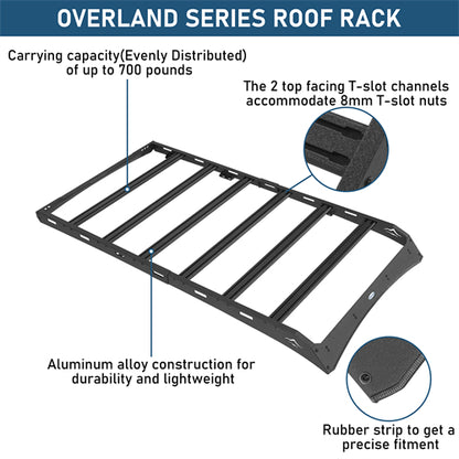 Overland Series Versatile Roof Rack For 2010-2023 Lexus GX460 - Ultralisk4x4