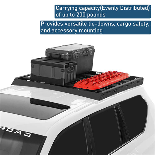 Rear Half Roof Rack  For 2010-2023 Lexus GX460 - Ultralisk4x4
