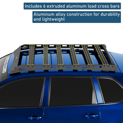 Road Trip Versatile Roof Rack For 2003-2010 Porsche Cayenne GTS / Turbo / Turbo S w/ Factory Roof Rails  - Ultralisk4x4