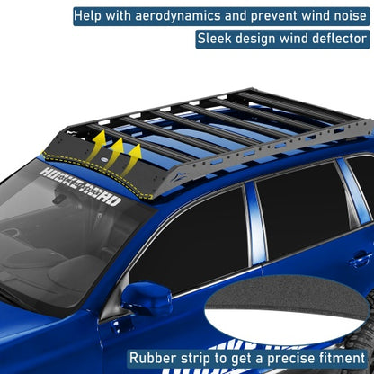 Road Trip Versatile Roof Rack For 2003-2010 Porsche Cayenne GTS / Turbo / Turbo S w/ Factory Roof Rails  - Ultralisk4x4