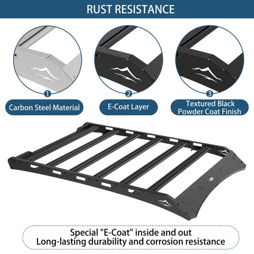 Road Trip Versatile Roof Rack For 2003-2010 Porsche Cayenne GTS / Turbo / Turbo S w/ Factory Roof Rails  - Ultralisk4x4