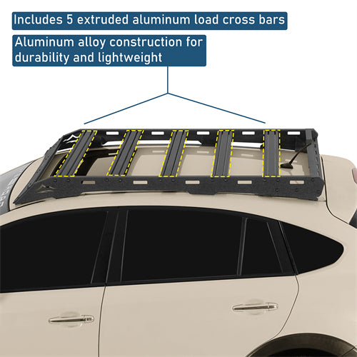 ルーフハング Overland Series Versatile Roof Rack For 2013-2017 Subaru XV