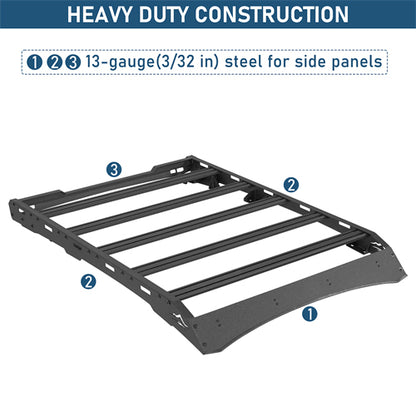 Overland Series Versatile Roof Rack For 2013-2017 Subaru XV Crosstrek - Ultralisk4x4