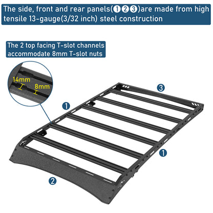 Overland Series Versatile Roof Rack For 2014-2018 Subaru Forester - Ultralisk4x4