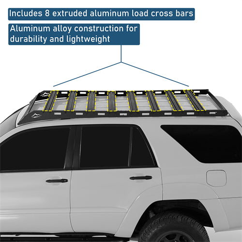 Overland Series Versatile Roof Rack For 2003-2009 Toyota 4Runner - Ultralisk4x4
