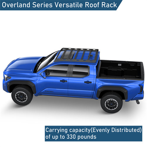 Versatile Roof Rack For 2024-2025 with Toyota Tacoma Double Cab - Ultralisk4x4-u4400-4
