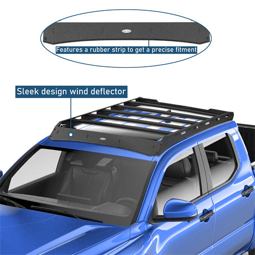 Versatile Roof Rack For 2024-2025 with Toyota Tacoma Double Cab - Ultralisk4x4-u4400-8