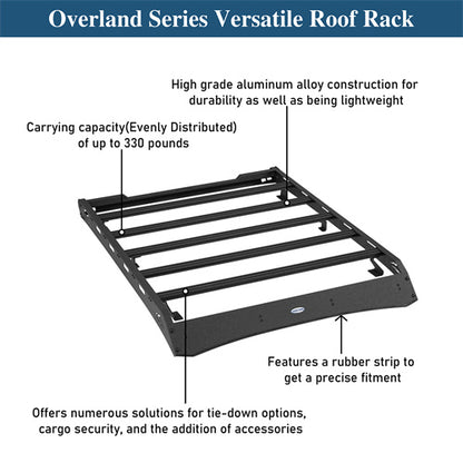 Versatile Roof Rack For 2024-2025 with Toyota Tacoma Double Cab - Ultralisk4x4-u4400-9