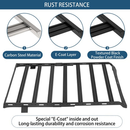 Overland Aluminum Roof Rack 2021-2026 For Ford Bronco 2-Door Hardtop - Ultralisk4x4