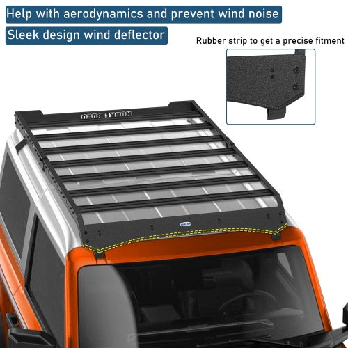 Overland Aluminum Roof Rack 2021-2026 For Ford Bronco 2-Door Hardtop - Ultralisk4x4