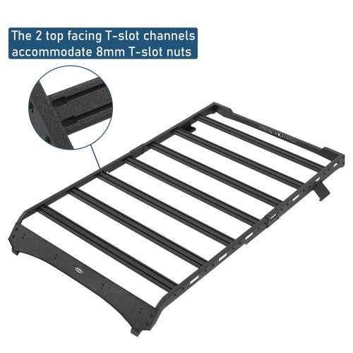 Overland Aluminum Roof Rack 2021-2026 For Ford Bronco 2-Door Hardtop - Ultralisk4x4