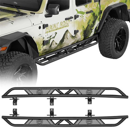 Running Boards Side Steps Nerf Bars For 2020-2025 Jeep Gladiator JT - Ultralisk4x4
