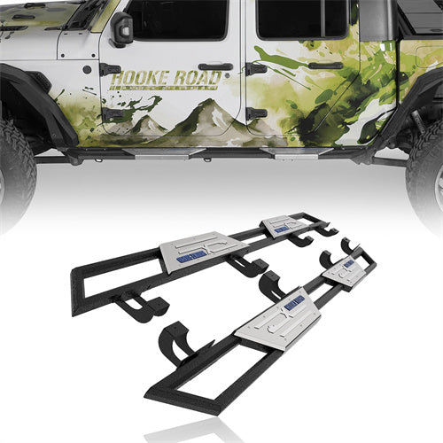 Aftermarket Nerf Side Step Bars For 2020-2025 Jeep Gladiator JT - Ultralisk4x4-u7023-1