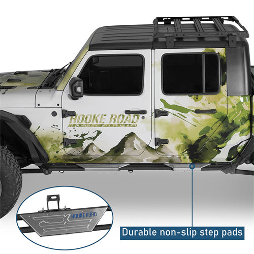 Aftermarket Nerf Side Step Bars For 2020-2025 Jeep Gladiator JT - Ultralisk4x4-u7023-7