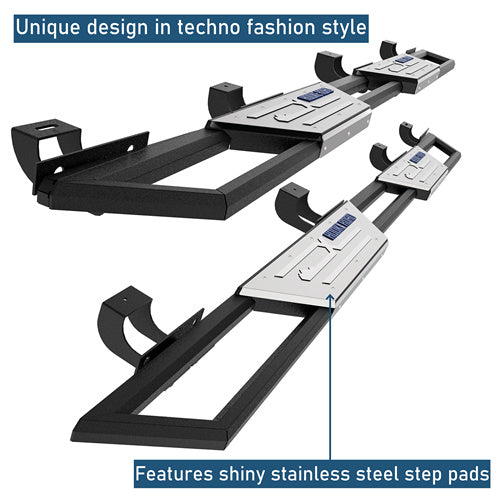 Aftermarket Nerf Side Step Bars For 2020-2025 Jeep Gladiator JT - Ultralisk4x4-u7023-8