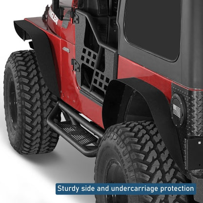 Road Trip Tubular Side Step Bars For 1997-2006 Jeep Wrangler TJ(Excluding Unlimited) - Ultralisk4x4