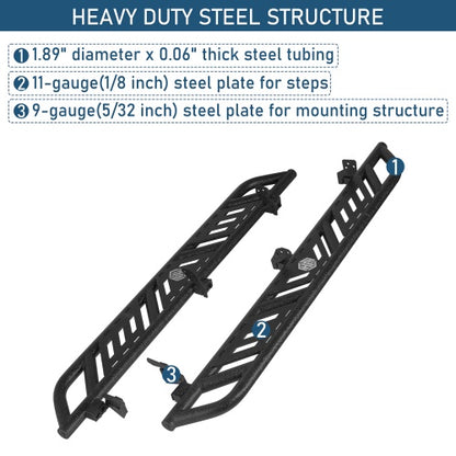 Nerf Side Step Bars For 2nd Gen 1990-1995 Toyota 4Runner 4-Door - Ultralisk4x4