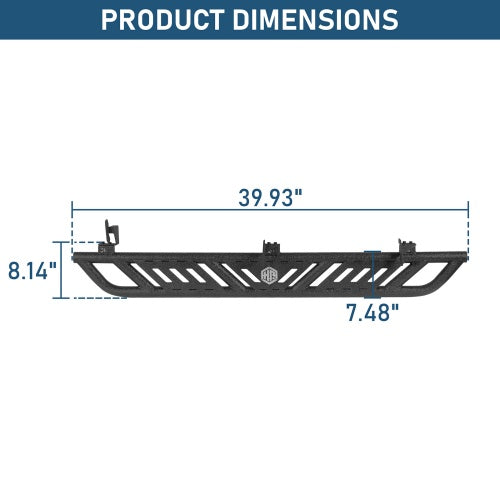 Nerf Side Step Bars For 2nd Gen 1990-1995 Toyota 4Runner 4-Door - Ultralisk4x4
