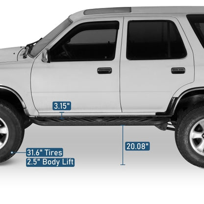 Nerf Side Step Bars For 2nd Gen 1990-1995 Toyota 4Runner 4-Door - Ultralisk4x4