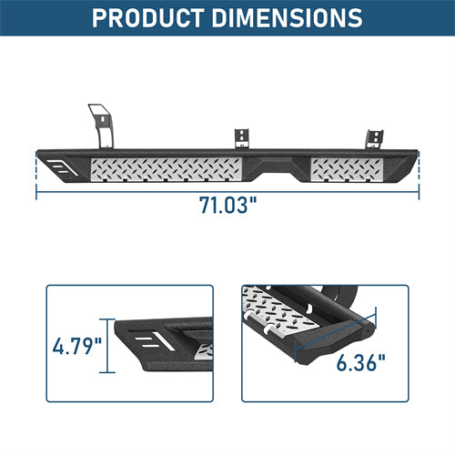 Nerf Side Step Bars For 2003-2009 Toyota 4Runner (Excluding Limited) - Ultralisk4x4
