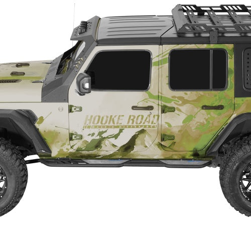 Blade Tube Nerf Side Step Bars For 2018-2026 Jeep Wrangler JL 4