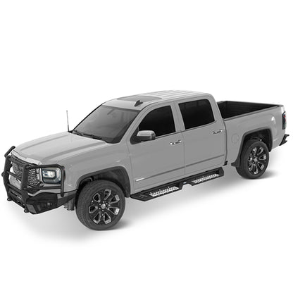 Nerf Side Step Bars For 2007-2018 Chevy Silverado/GMC Sierra 1500 | Crew Cab; 2007-2019 Chevy Silverado/GMC Sierra 2500 HD 3500 HD | Crew Cab - Ultralisk4x4