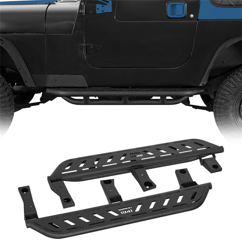Nerf Side Step Bars For 1987-1995 Jeep Wrangler YJ - Ultralisk4x4