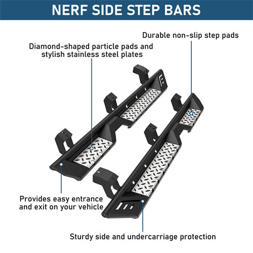 Nerf Side Step Bars For 2010-2023 Lexus GX460 - Ultralisk4x4