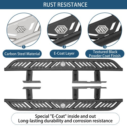 Rugged Off-Road Style Nerf Side Step Bars For 2003-2009 Lexus GX470 - Ultralisk4x4