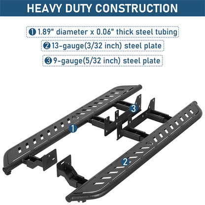 Nerf Side Step Bars For 2010-2023 Lexus GX460 - Ultralisk4x4