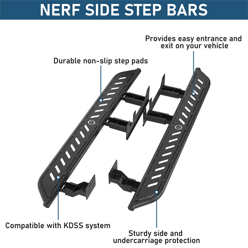 Nerf Side Step Bars For 2010-2023 Lexus GX460 - Ultralisk4x4