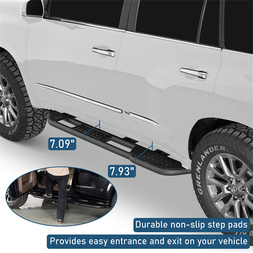 Nerf Side Step Bars For 2010-2023 Lexus GX460 - Ultralisk4x4