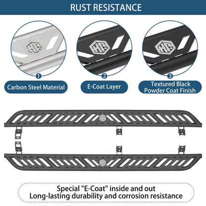 Nerf Side Steps For Toyota Tundra 2007-2021 CrewMax - Ultralisk4x4