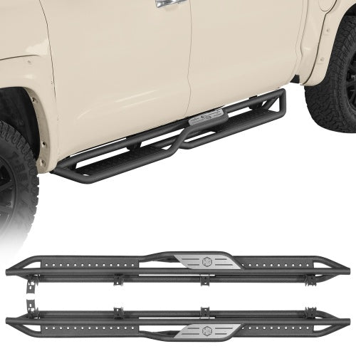 Two-Stair Nerf Side Step Bars For 2007-2021 Toyota Tundra CrewMax- Ultralisk4x4