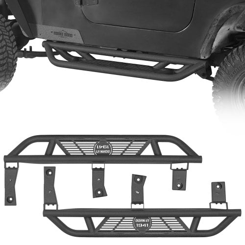 Tubular Side Step Bars For 1987-1995 Jeep Wrangler YJ - Ultralisk4x4
