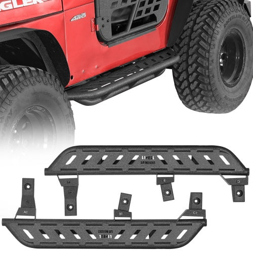 Road Trip Tubular Side Steps For 1997-2006 Jeep Wrangler TJ(Excluding Unlimited) - Ultralisk4x4
