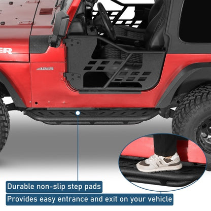 Road Trip Tubular Side Steps For 1997-2006 Jeep Wrangler TJ(Excluding Unlimited) - Ultralisk4x4