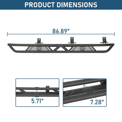 Mid Width Front Bumper & Rear Bumper & Running Boards(20-26 Jeep Gladiator JT) - Ultralisk 4x4