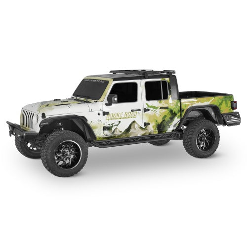Running Boards Side Steps Nerf Bars For 2020-2026 Jeep Gladiator JT - Ultralisk4x4