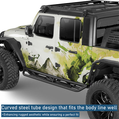 Running Boards Side Steps Nerf Bars For 2020-2025 Jeep Gladiator JT - Ultralisk4x4
