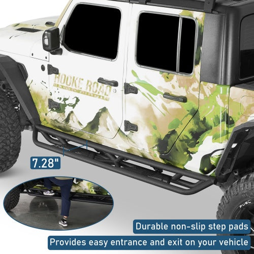 Running Boards Side Steps Nerf Bars For 2020-2026 Jeep Gladiator JT - Ultralisk4x4
